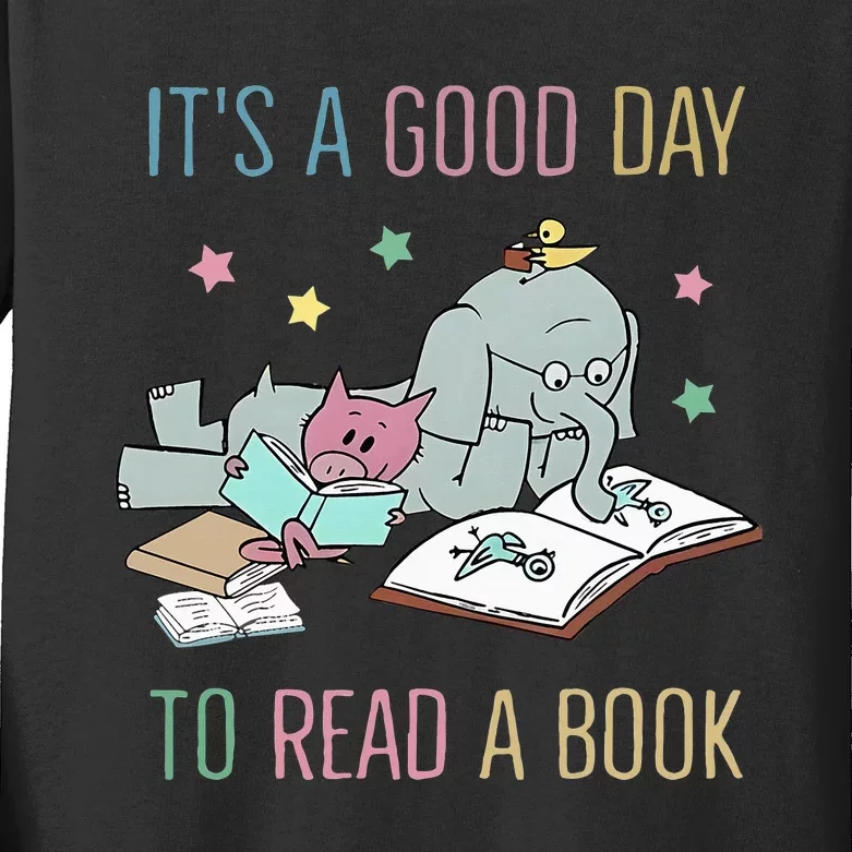 ItS A Good Day To Read A Book Kids Long Sleeve Shirt