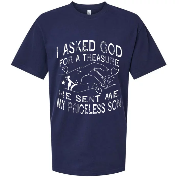 I Asked God For A Treasure Sueded Cloud Jersey T-Shirt