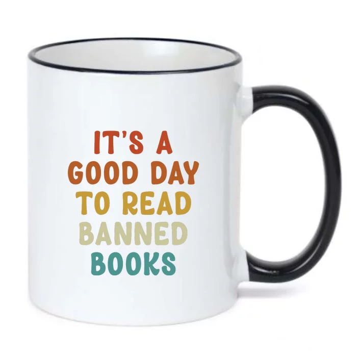 Its A Good Day To Read Banned Books Black Color Changing Mug