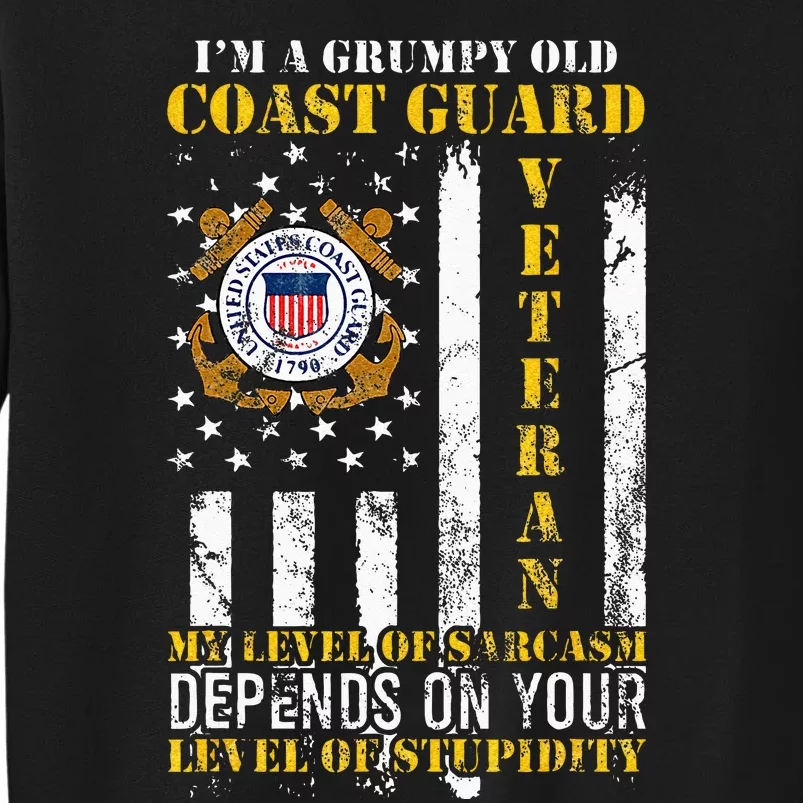 Im A Grumpy Old Coast Guard Veteran Gift For A Veteran Sweatshirt