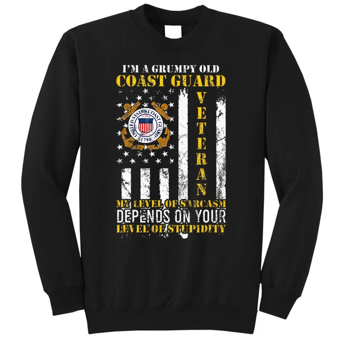 Im A Grumpy Old Coast Guard Veteran Gift For A Veteran Sweatshirt