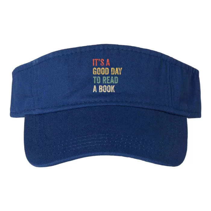 It's A Good Day To Read A Book Gift Valucap Bio-Washed Visor