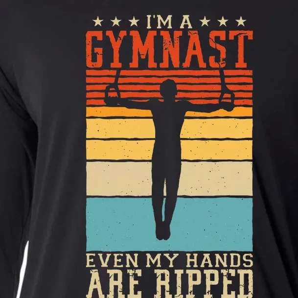 IM A Gymnast Even My Hands Are Ripped Gymnastic Cooling Performance Long Sleeve Crew