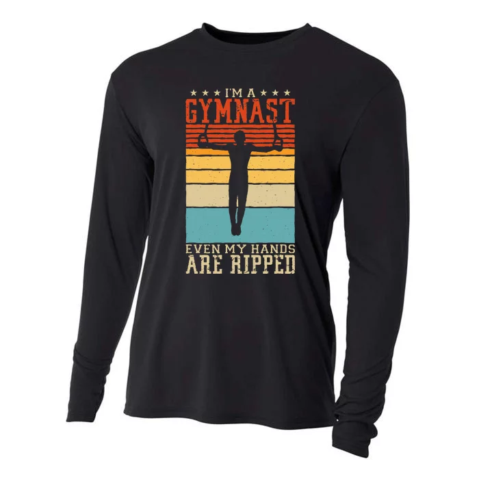 IM A Gymnast Even My Hands Are Ripped Gymnastic Cooling Performance Long Sleeve Crew