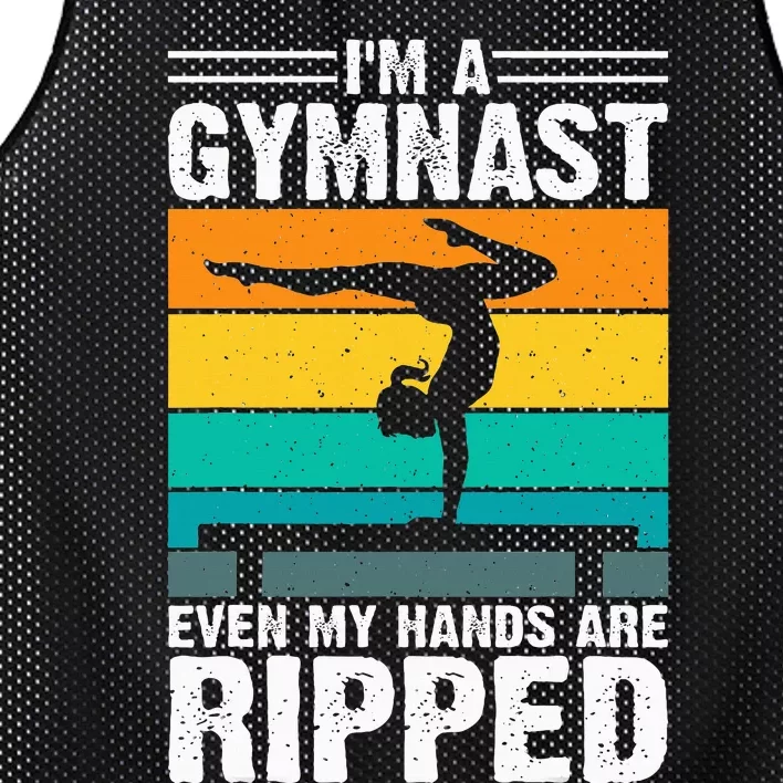 IM A Gymnast Even My Hands Are Ripped Mesh Reversible Basketball Jersey Tank