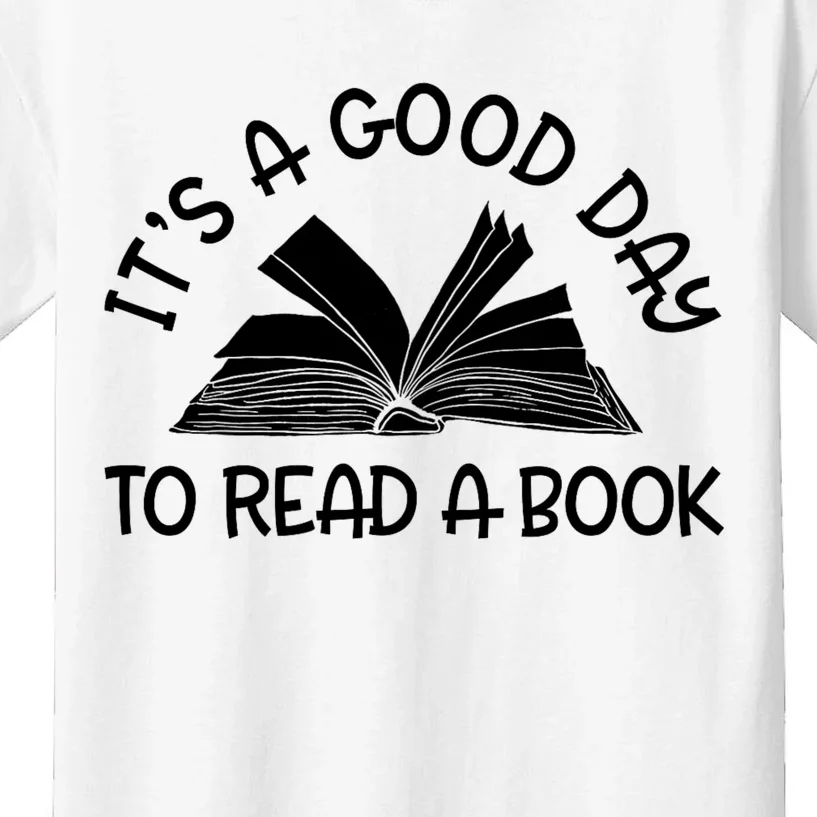 It’S A Good Day To Read A Book Lovers Library Reading Kids T-Shirt