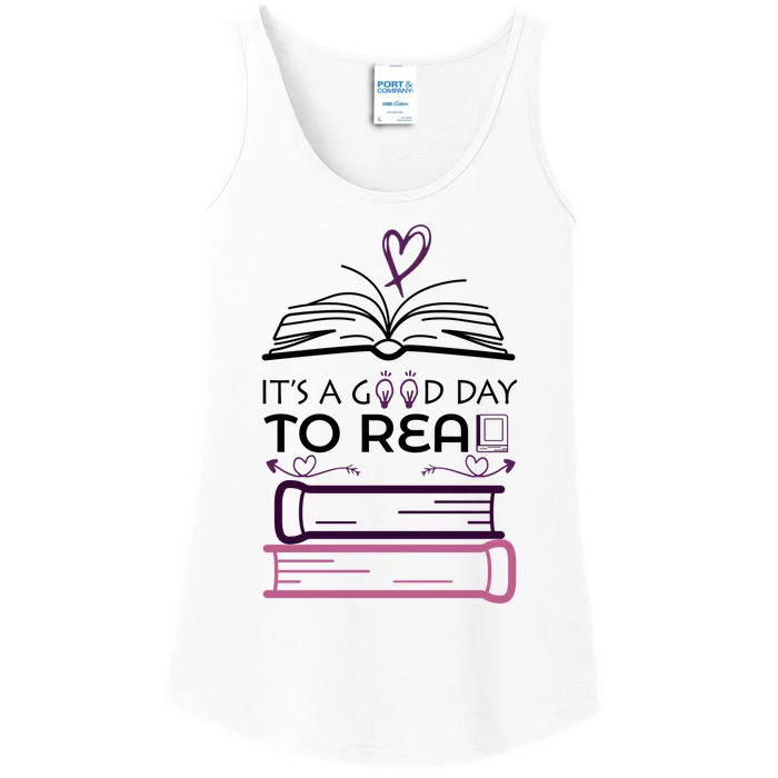 It's A Good Day To Read Book Lovers Gift Ladies Essential Tank