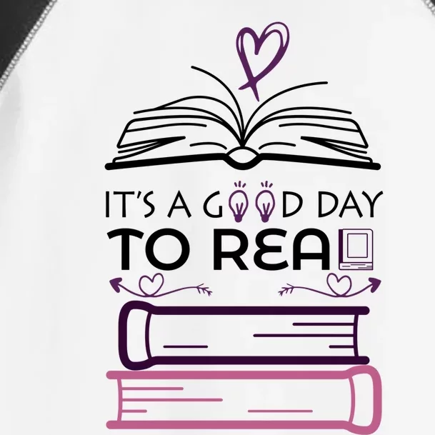 It's A Good Day To Read Book Lovers Gift Toddler Fine Jersey T-Shirt