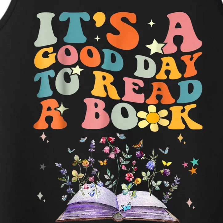 Its A Good Day To Read A Book World Book Day Groovy Performance Tank