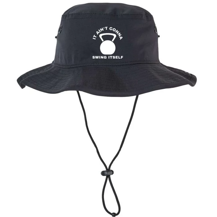 It AinT Gonna Swing Itself | Funny Kettlebell Workout Gym Legacy Cool Fit Booney Bucket Hat