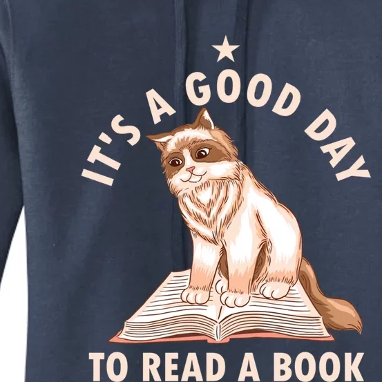 Its A Good Day To Read A Book Funny Bookworm Book Lover Gift Women's Pullover Hoodie