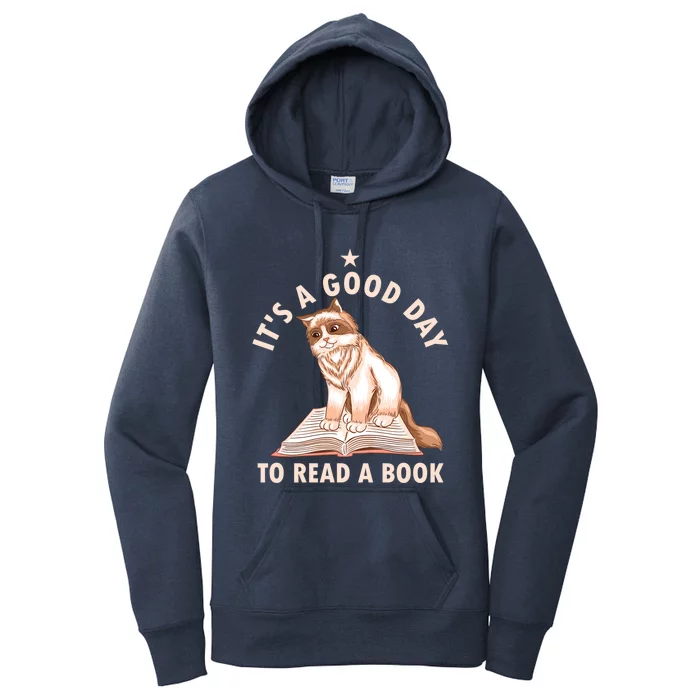 Its A Good Day To Read A Book Funny Bookworm Book Lover Gift Women's Pullover Hoodie