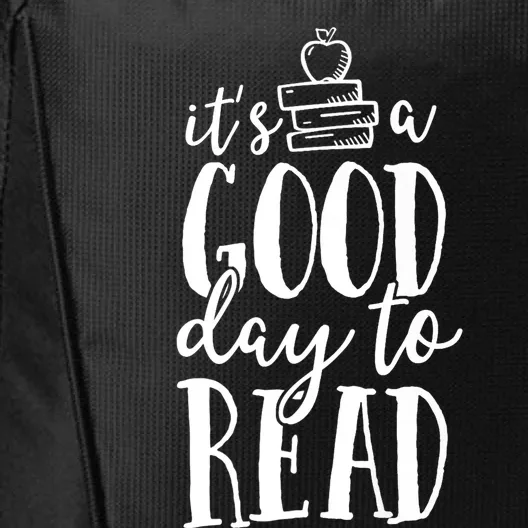 Its A Good Day To Read Teacher School Librarian Book Lover City Backpack