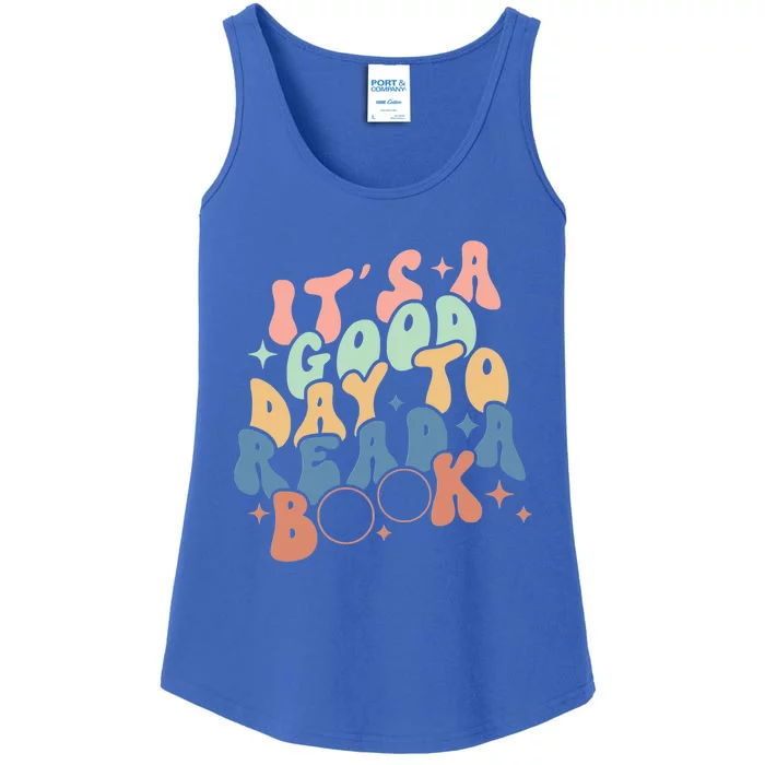 Its A Good Day To Read A Book Reading Book Lovers Gift Ladies Essential Tank