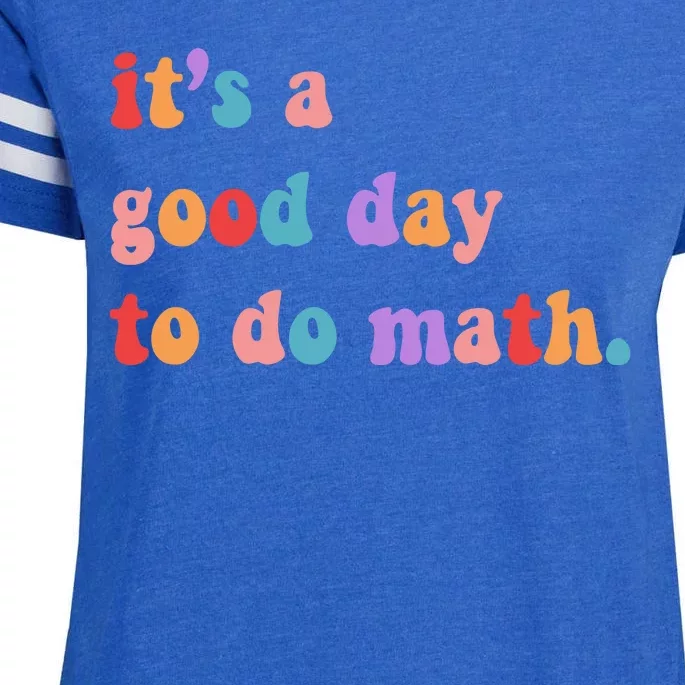 It's A Good Day To Do Math Enza Ladies Jersey Football T-Shirt