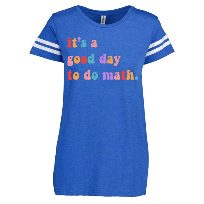 It's A Good Day To Do Math Enza Ladies Jersey Football T-Shirt