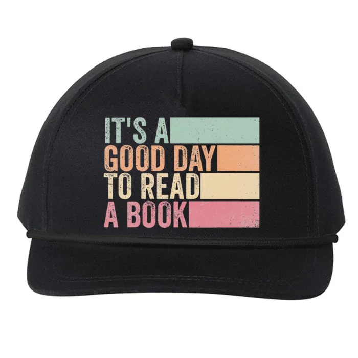 It's A Good Day To Read A Book Snapback Five-Panel Rope Hat