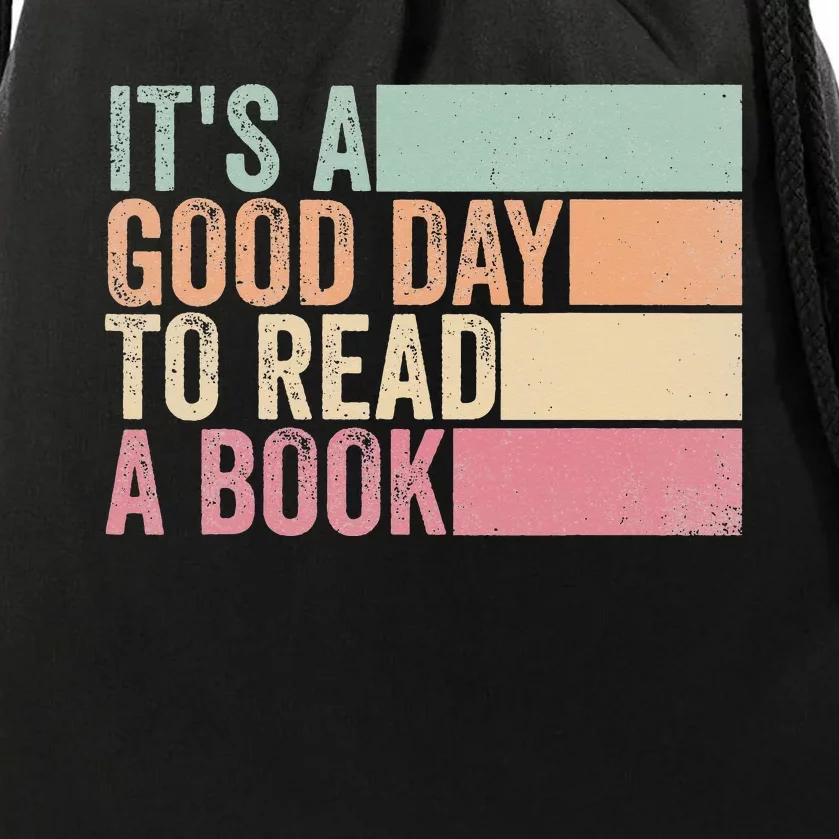 It's A Good Day To Read A Book Drawstring Bag