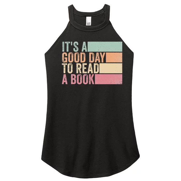 It's A Good Day To Read A Book Women’s Perfect Tri Rocker Tank