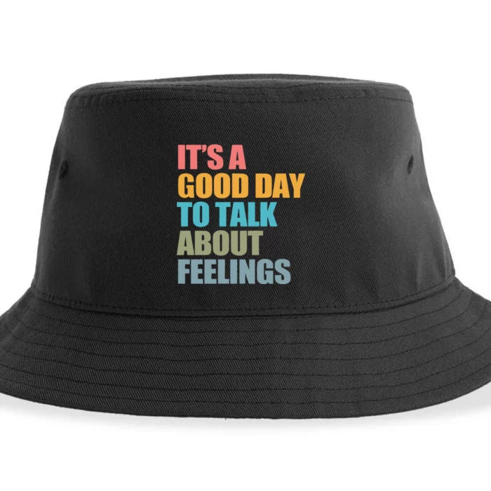 ItS A Good Day To Talk About Feelings Sustainable Bucket Hat