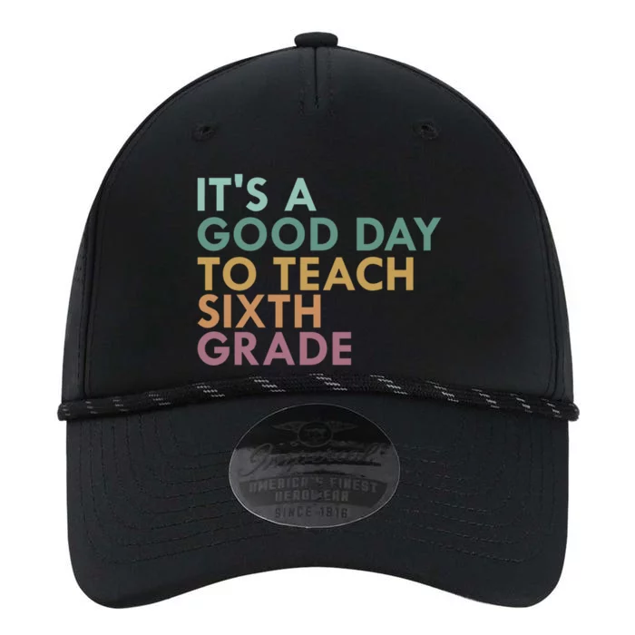 Its A Good Day To Teach Sixth Grade 6Th Grade Teacher Gift Performance The Dyno Cap