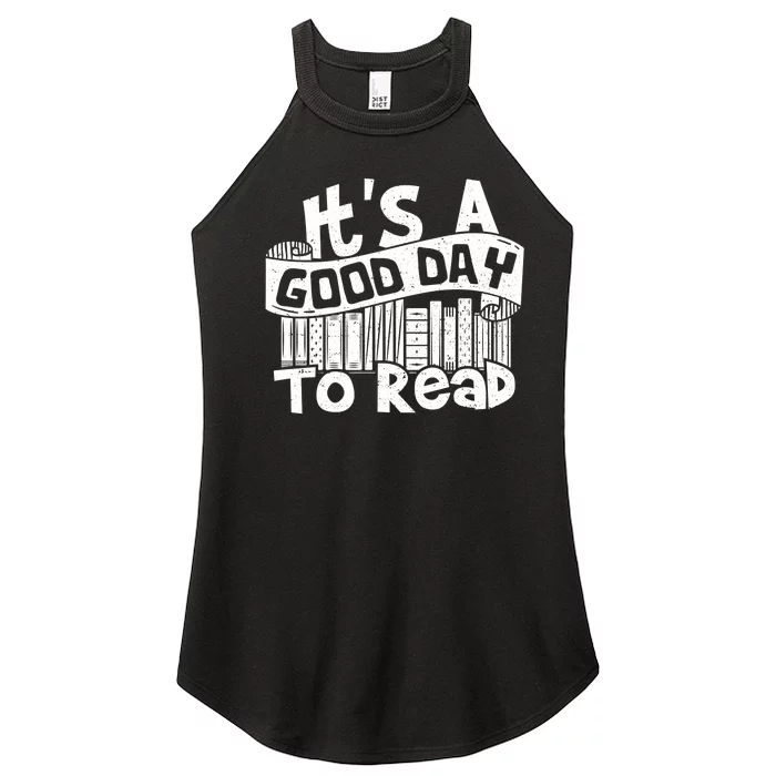 Its A Good Day To Read Women’s Perfect Tri Rocker Tank