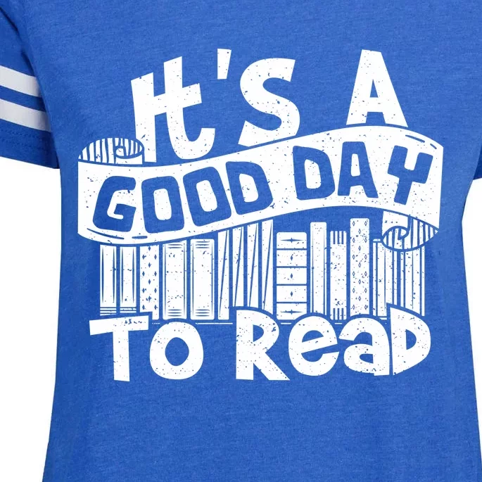 Its A Good Day To Read Enza Ladies Jersey Football T-Shirt