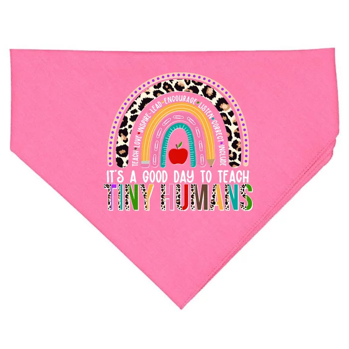 It's A Good Day To Teach Tiny Humans USA-Made Doggie Bandana