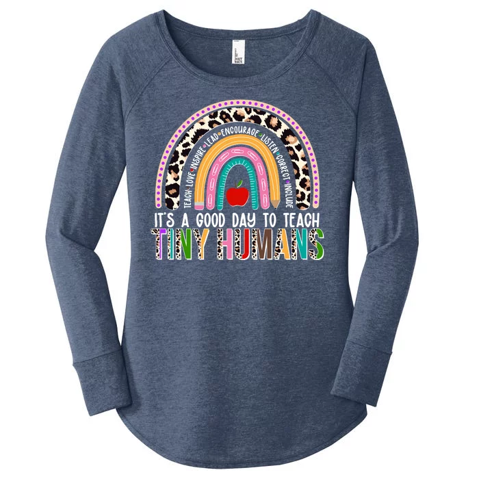 It's A Good Day To Teach Tiny Humans Women's Perfect Tri Tunic Long Sleeve Shirt