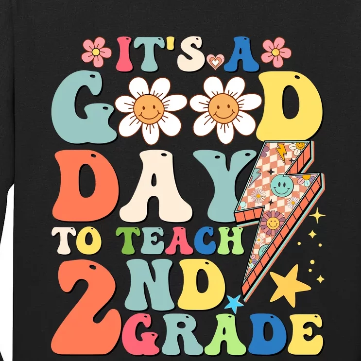 Its A Good Day To Teach Second Grade 2nd Grade Teacher Tall Long Sleeve T-Shirt