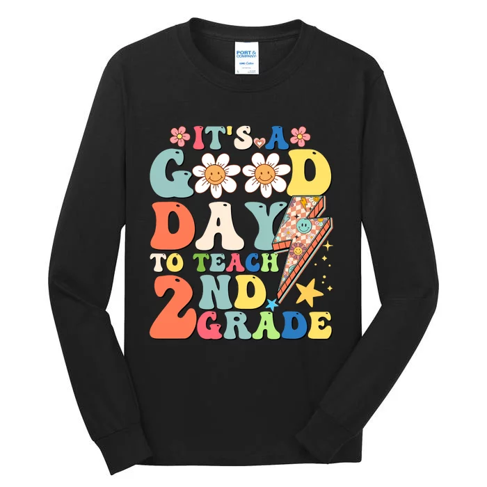 Its A Good Day To Teach Second Grade 2nd Grade Teacher Tall Long Sleeve T-Shirt