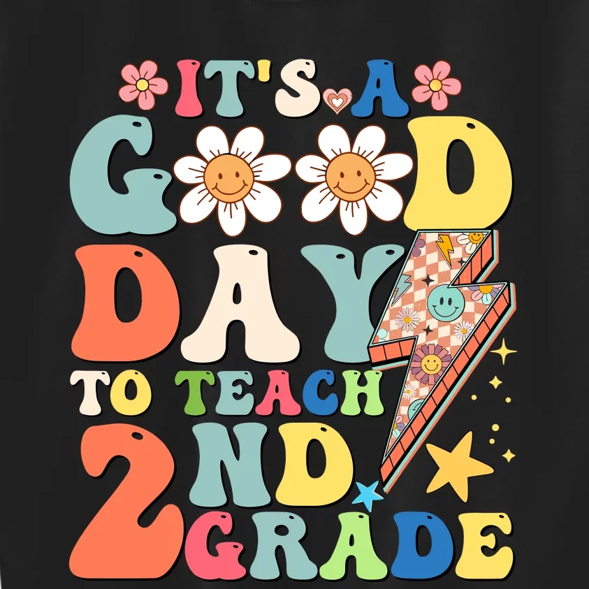 Its A Good Day To Teach Second Grade 2nd Grade Teacher Kids Sweatshirt