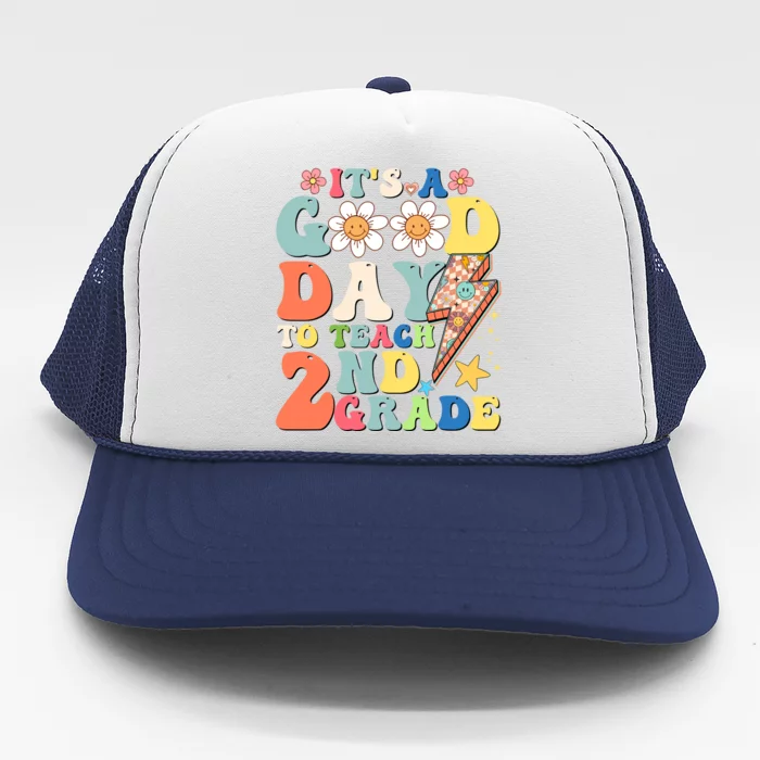 Its A Good Day To Teach Second Grade 2nd Grade Teacher Trucker Hat