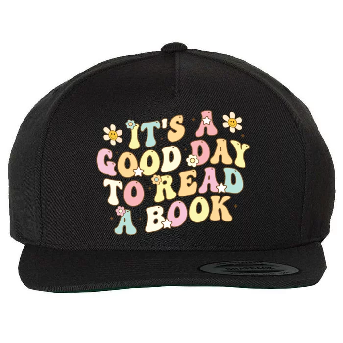 Its A Good Day To Read A Book Lovers Library Reading Women Wool Snapback Cap