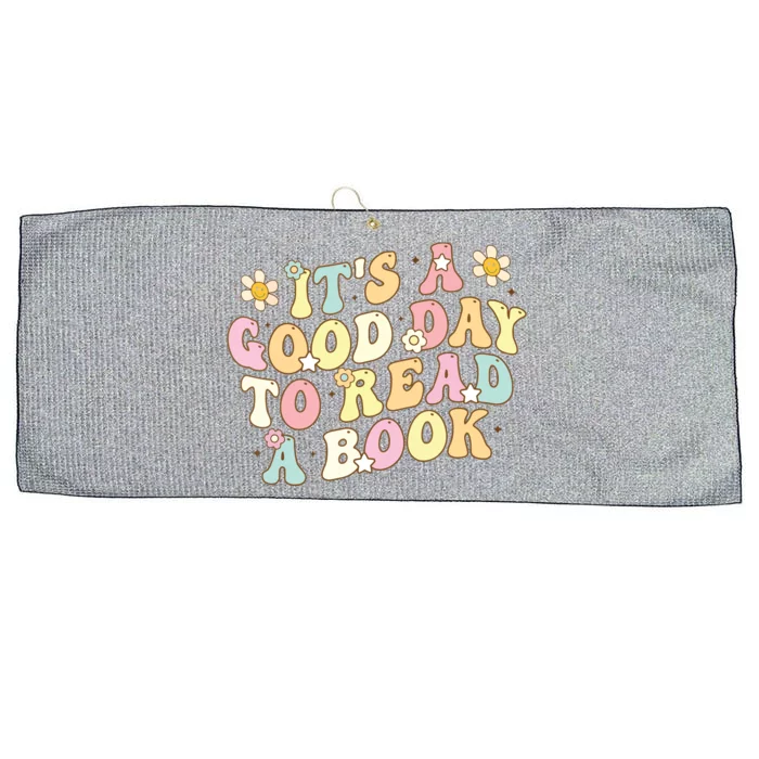 Its A Good Day To Read A Book Lovers Library Reading Women Large Microfiber Waffle Golf Towel