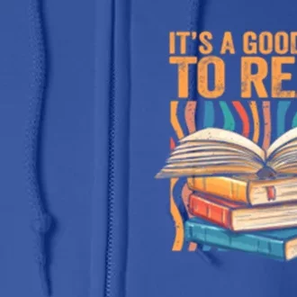 Its A Good Day To Read Summer Reading Teacher Book Lover Great Gift Full Zip Hoodie