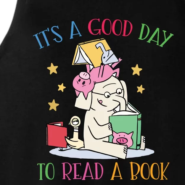 Its A Good Day To Read Bookworm Librarian Book Lover Gift Ladies Tri-Blend Wicking Tank