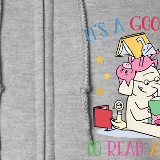 Its A Good Day To Read Bookworm Librarian Book Lover Gift Full Zip Hoodie