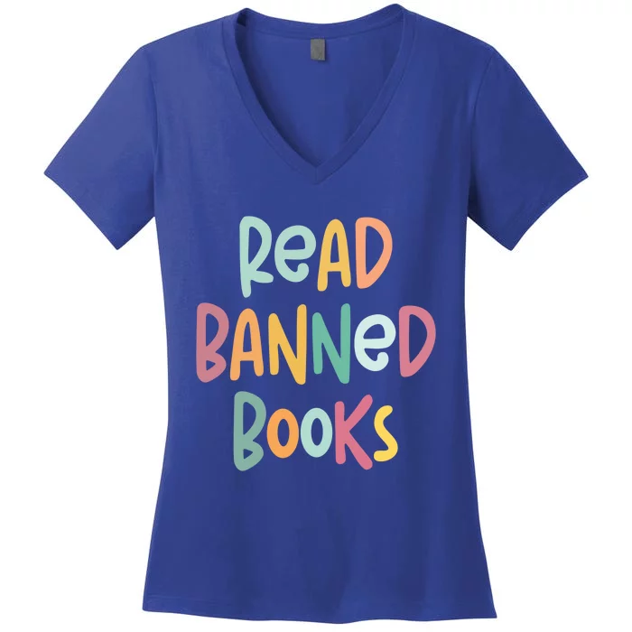 It’s A Good Day To Read Banned Books Gift Gift Women's V-Neck T-Shirt