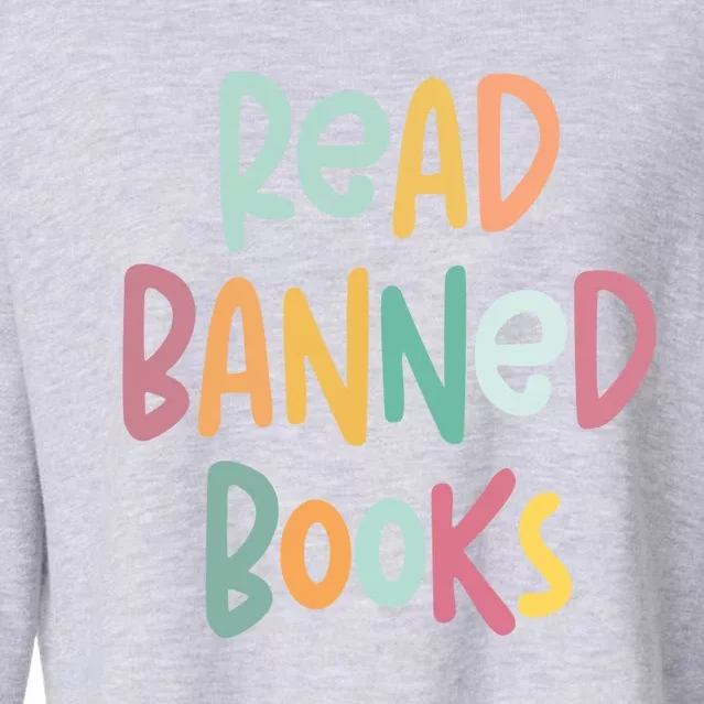 It’s A Good Day To Read Banned Books Gift Gift Cropped Pullover Crew