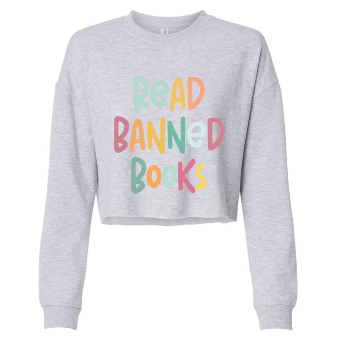 It’s A Good Day To Read Banned Books Gift Gift Cropped Pullover Crew