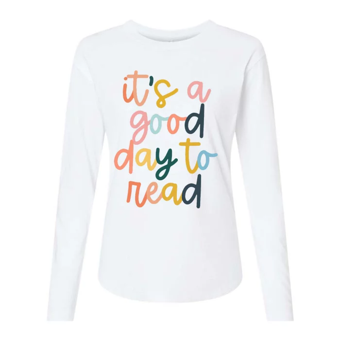 Its A Good Day To Read A Book Reading Books Lovers Womens Cotton Relaxed Long Sleeve T-Shirt