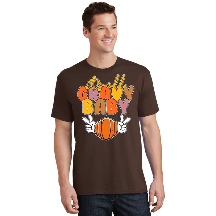 Its All Gravy Baby Pumpkin Fall Funny T-Shirt