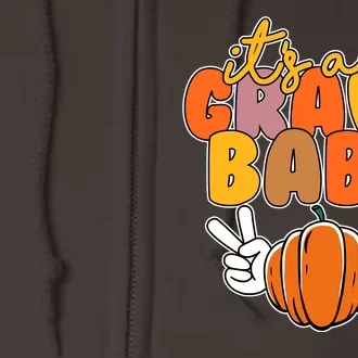 Its All Gravy Baby Pumpkin Fall Funny Full Zip Hoodie