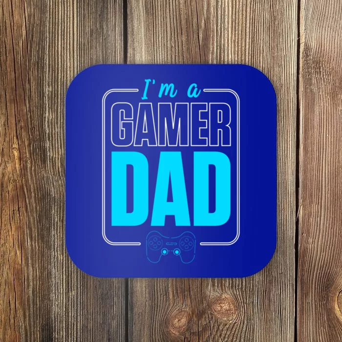 Im A Gamer Dad Cool Gamer Christmas Gift Coaster