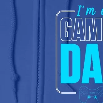 Im A Gamer Dad Cool Gamer Christmas Gift Full Zip Hoodie