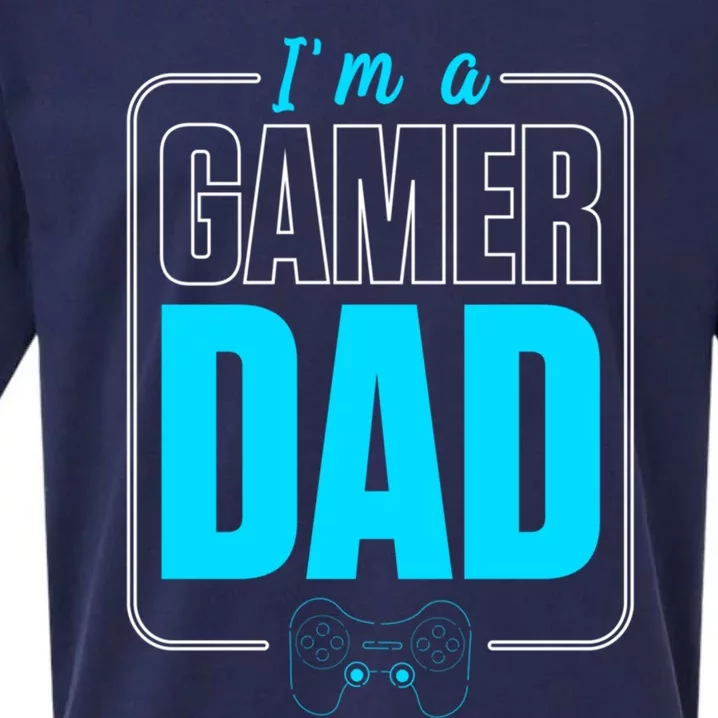 Im A Gamer Dad Cool Gamer Christmas Gift Sueded Cloud Jersey T-Shirt