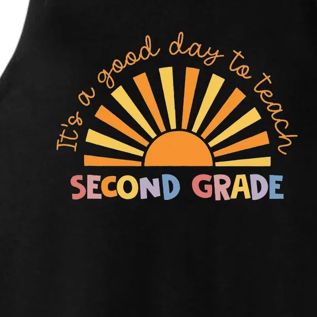 It's A Good Day To Teach Second Grade Teacher Ladies Tri-Blend Wicking Tank