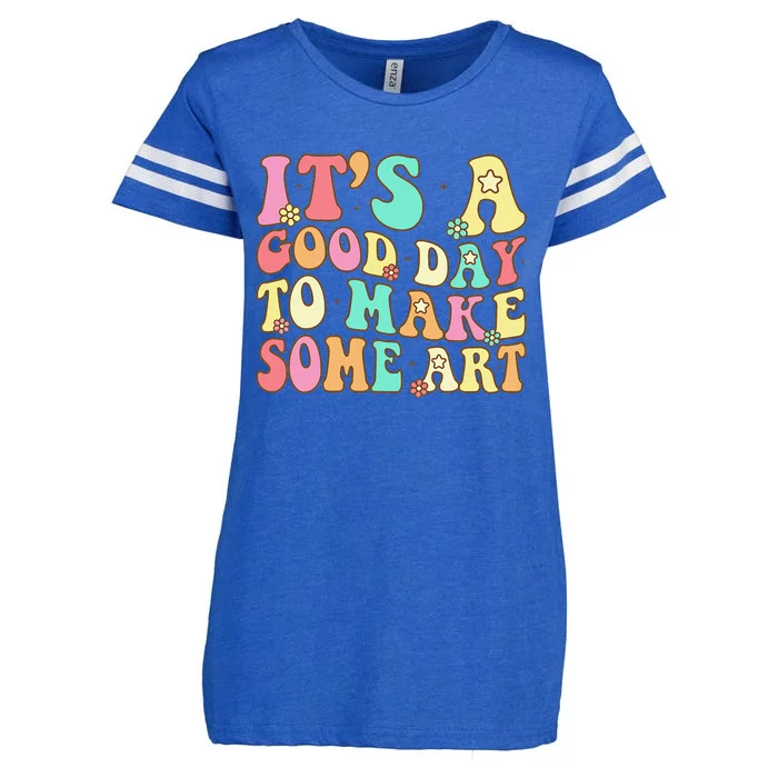 ItS A Good Day To Make Some Art Artist Art Teacher Enza Ladies Jersey Football T-Shirt