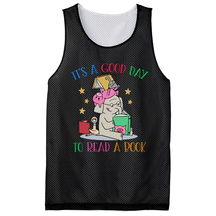 Its A Good Day To Read Bookworm Librarian Book Lover Gift Mesh Reversible Basketball Jersey Tank